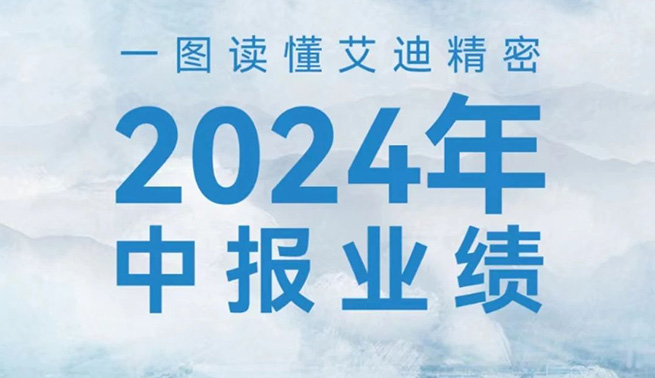 稳健增长！一图读懂艾迪精密2024年中报业绩